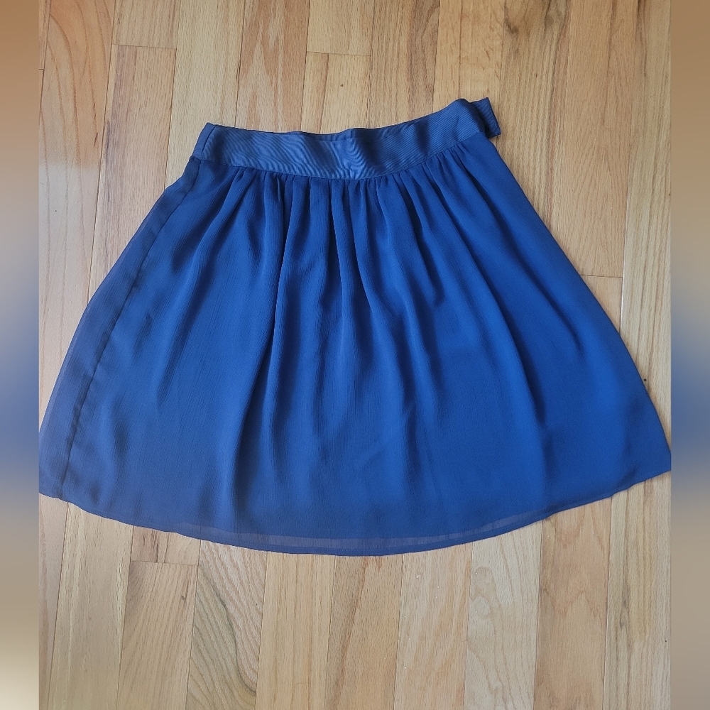 Blue Mini Skirt, Medium